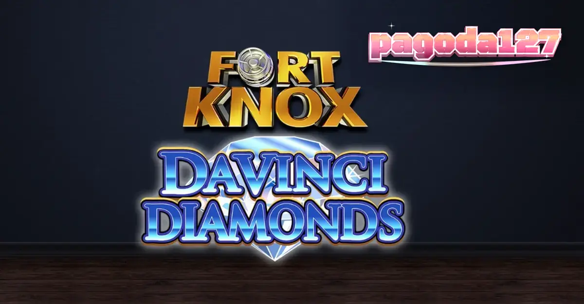 Tampilan visual slot Fort Knox Da Vinci Diamonds yang elegan dengan simbol seni klasik dan permata.